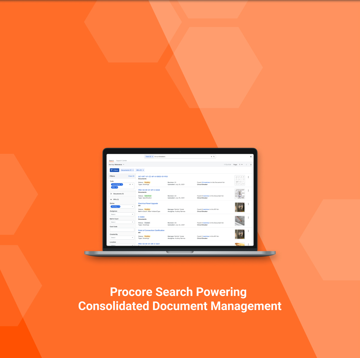 Procore Search Powering Consolidated Document Management